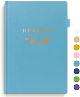 SIMVIA Reading Journal Ocean Blue - Elegant Book Log for 110 Reviews, Progress Tracking & Book Lover Gift
