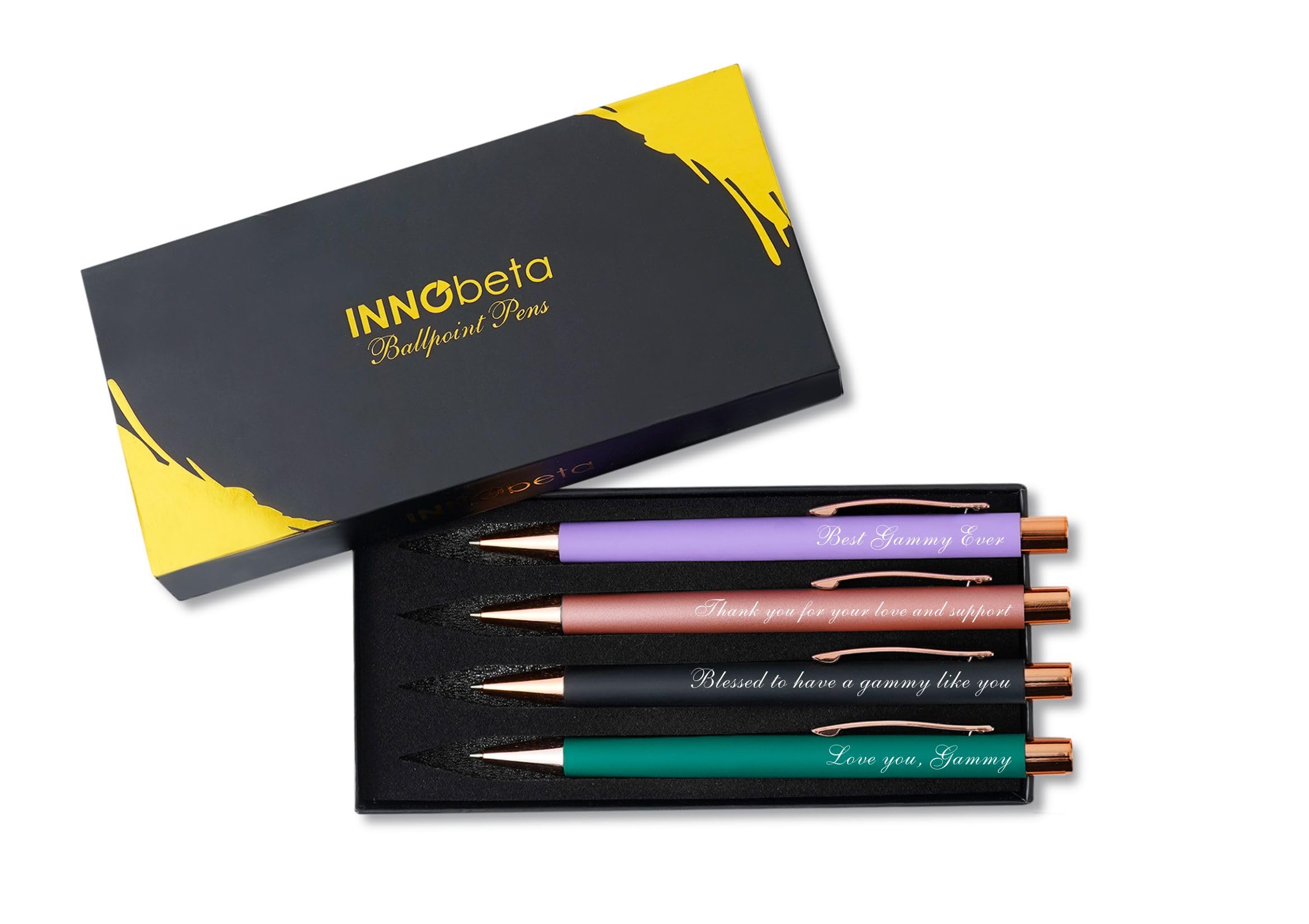 InnoBeta Gammy Gifts, Ballpoint Pen Set of 4, Gift Ideas for Gammy on Birthday, Christmas, Mother's Day - Gammy