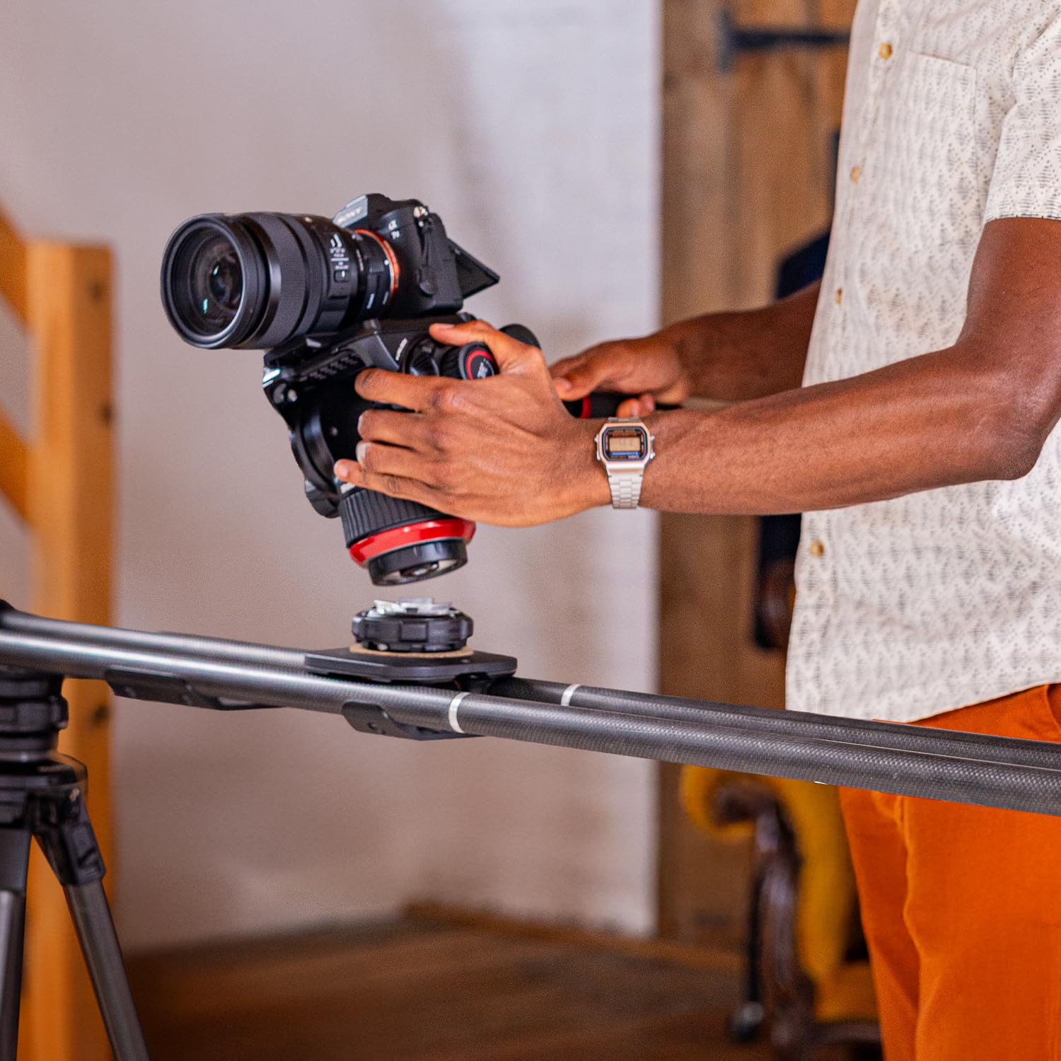 Manfrotto Xchange Quick Release, uniwersalny system statywu/suwaka/akcesoriów, podstawa i płyta, 20 kg, lekkie aluminium, gwinty 3/8" i 1/4", zdjęcie/wideo/oświetlenie