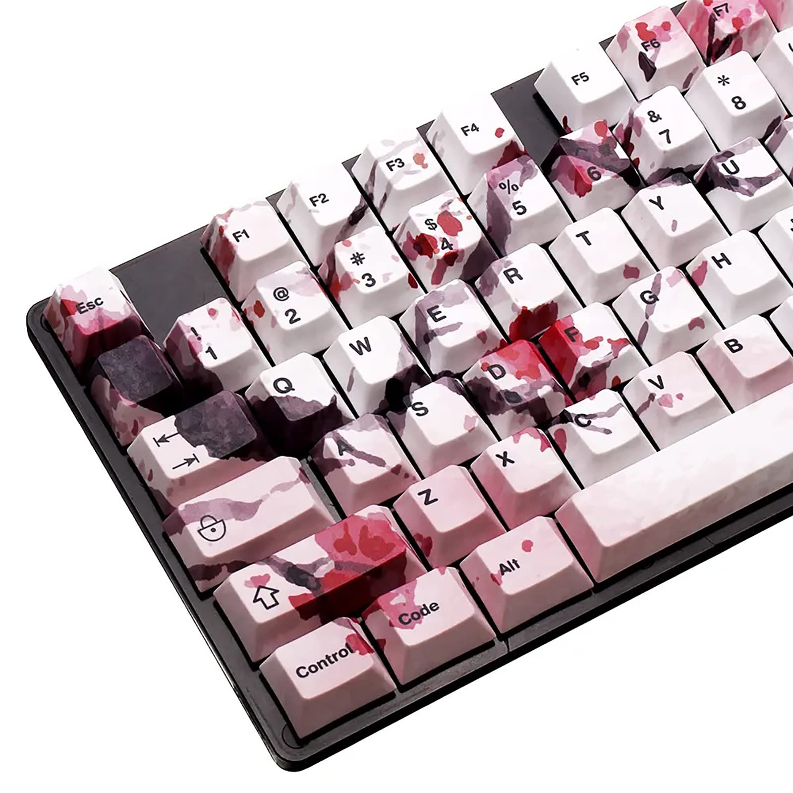 Amazon.com: PBT Cherry Blossom Keycap Orignal Profil for 60 87 104