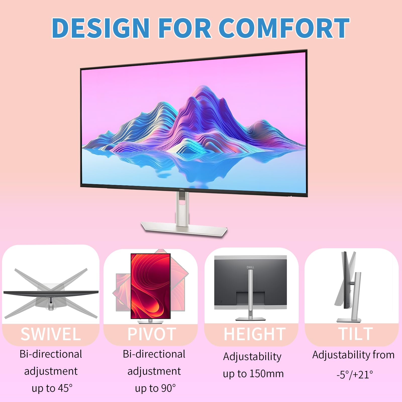 Amazon.com: Dell Pro 32 Plus 4K Monitor - P3225QE - 31.5