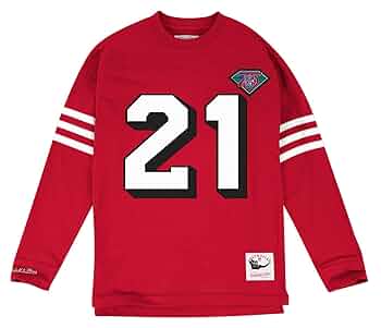 ウェア Mitchell&Ness D.SANDERS 49ERS Jersey Men's Mitchell & Ness Deion Sanders Red San Francisco 49ers