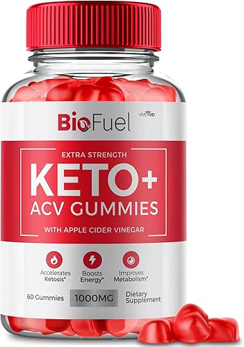 BioFuel Keto ACV - Suplemento de gomitas - Fórmula oficial - BioFuel Keto, BioFuel Keto+Gomitas ACV, extra fuerte con vinagre de sidra de manzana,