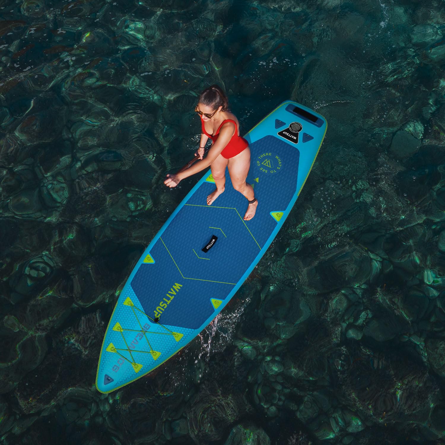 Wattsup - pb -wbrm106k - sup wattsup - Bream 10'6 (combo kayak) - spessore 15 cm - goccia - punto - rigido e robusto - 125 kg