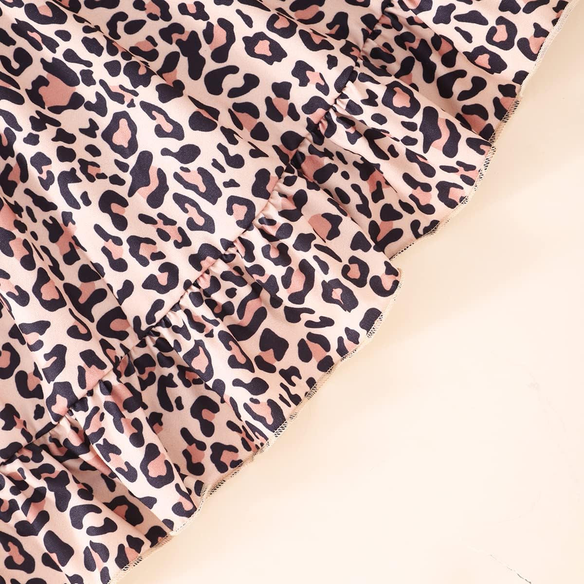 Toddler Girl Dresses Flutter Sleeve Summer Clothes School Outfit Girls Casual Swing Ruffle Dress 1-7 Years - Image 6