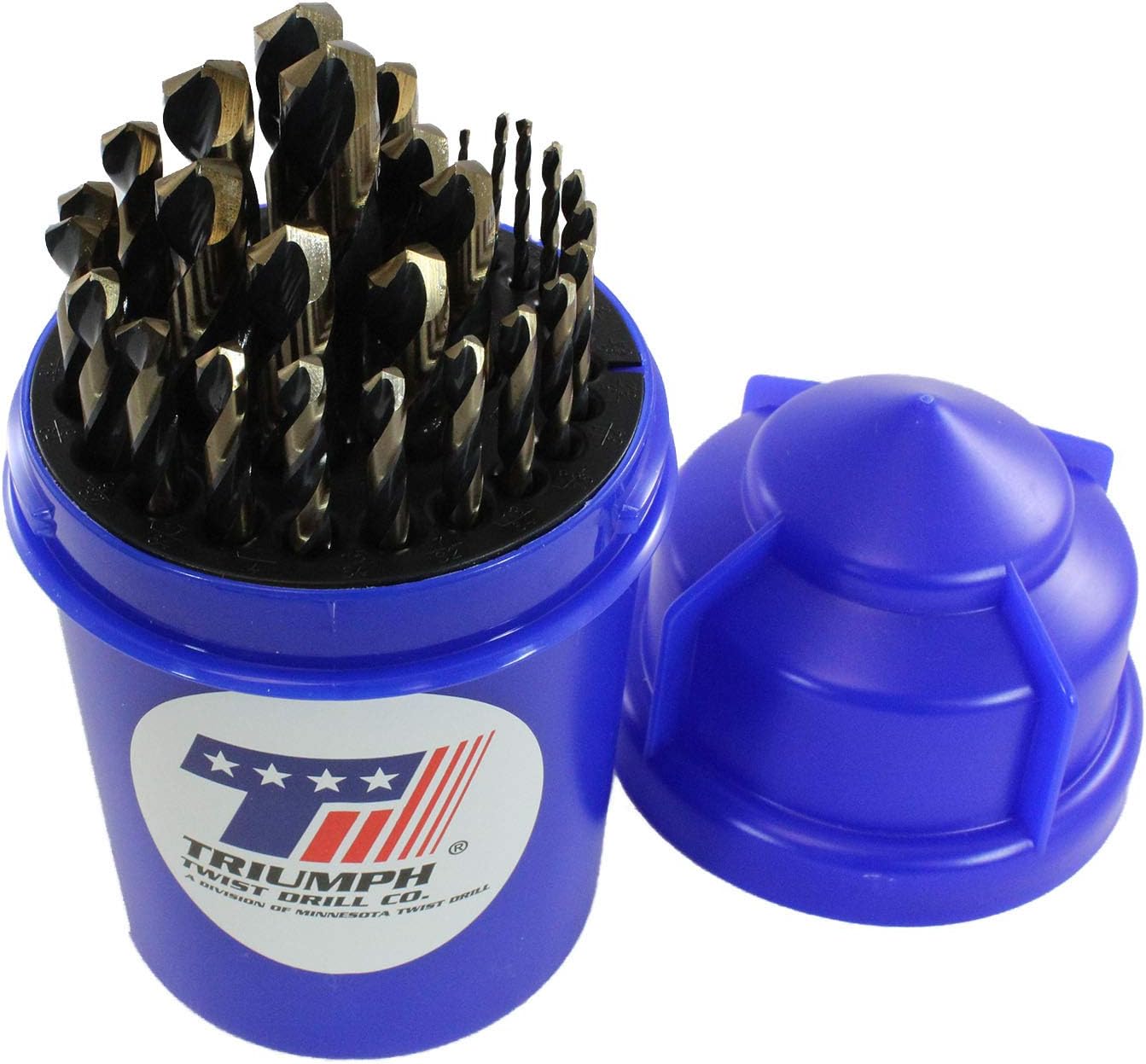 Exсluѕіvе Dіѕсоunt 70% Prісе Triumph Twist Drill Co. 099855 T17HDDC Size Ranger 1/16-Inch-1/2-Inch by 64ths High Speed Steel Drill Set, Black and Bronze Oxide Coated, 1-Pack