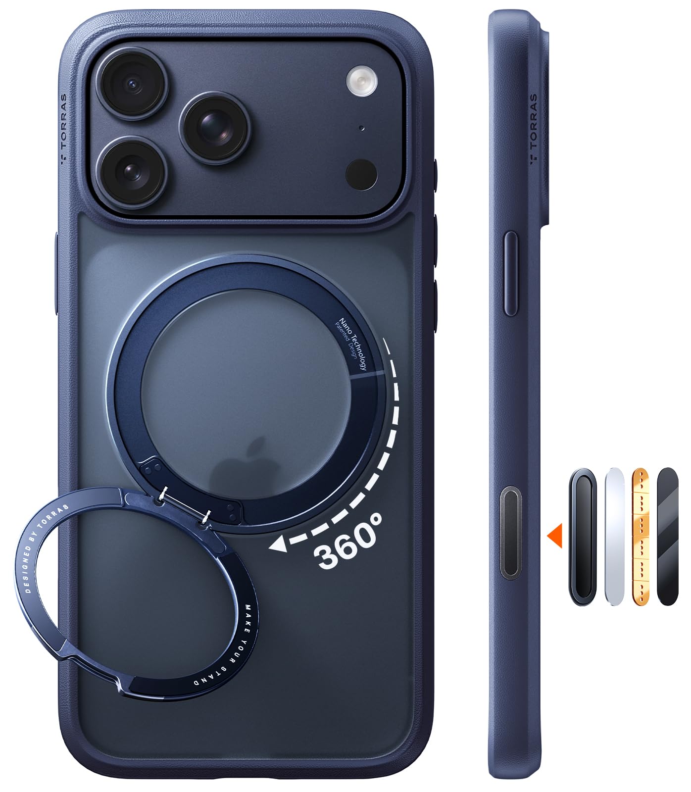 Amazon.com: TORRAS Upgraded 360 Magnetic Stand for iPhone 17 Pro