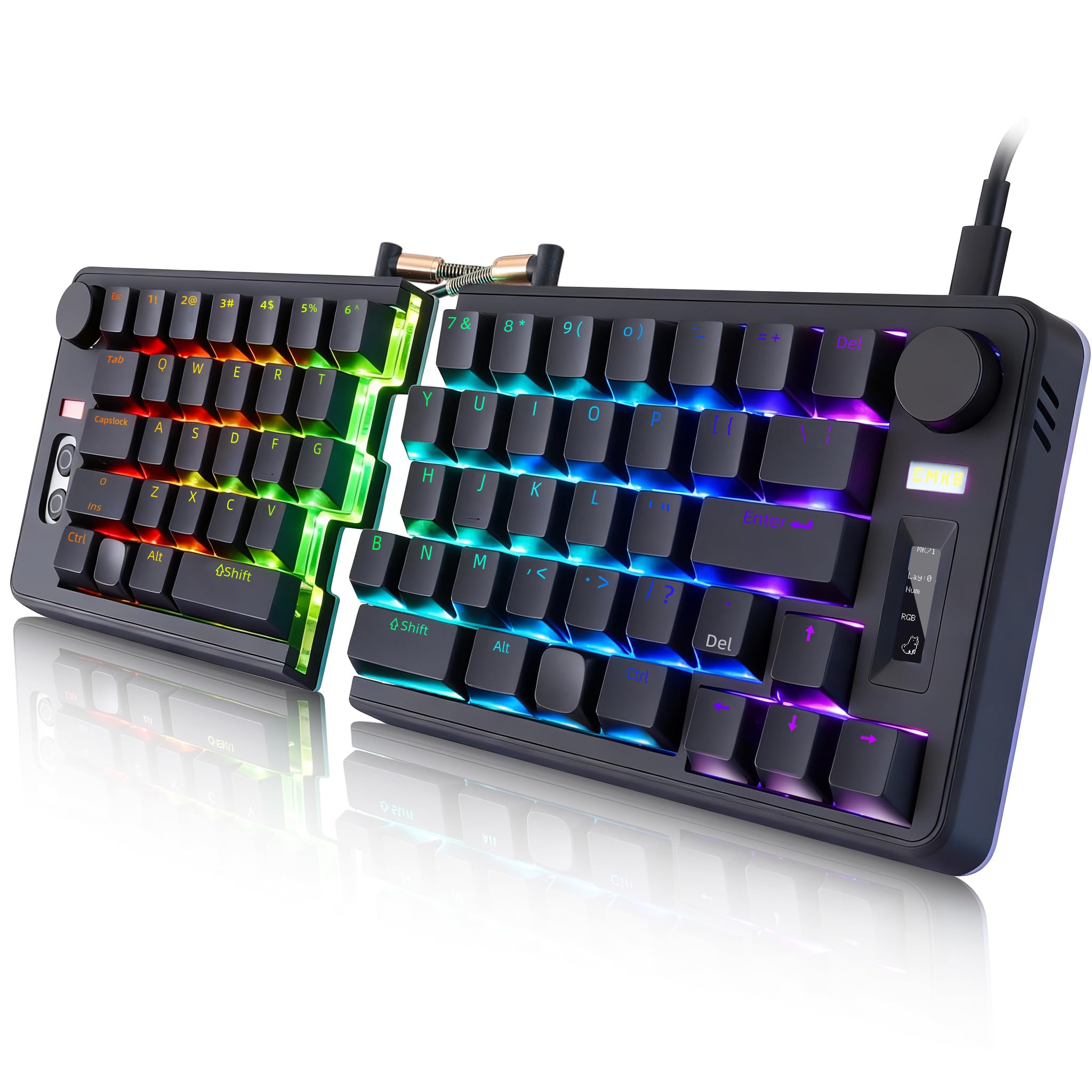 Amazon | Koolertron 左手デバイス マクロキーボード ノブ付け 分离式