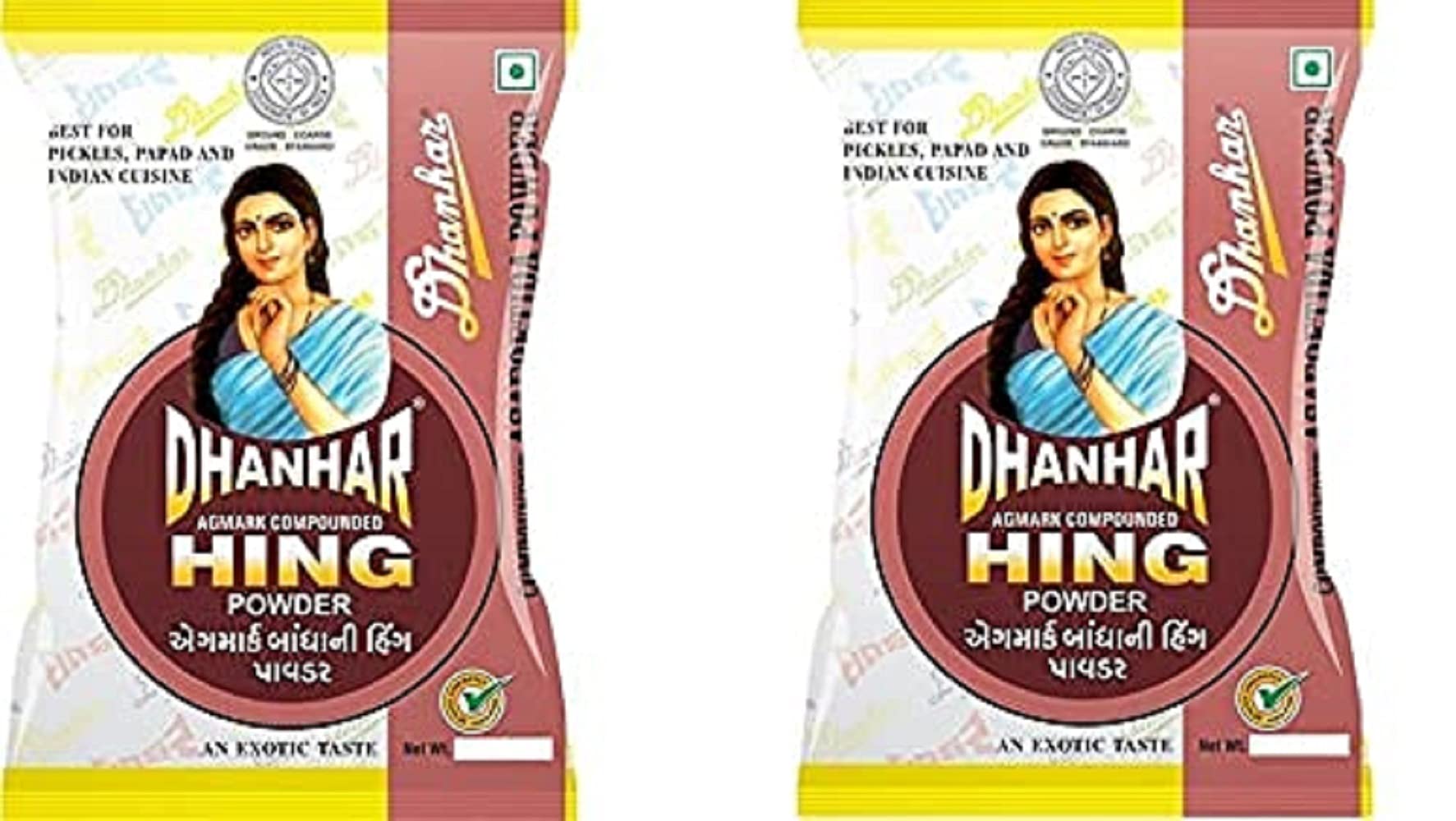 Dhanhar Agmark Compounded Hing (Asafoetida) Powder | Best for Pickles, Papad and Indian Cuisine | Aromatic Hing Powder | No Artificial Flavour & Colour Added, 200 Grams (100G x 2 Pack) (B095LNS71G) Amazon Price History, Amazon Price Tracker