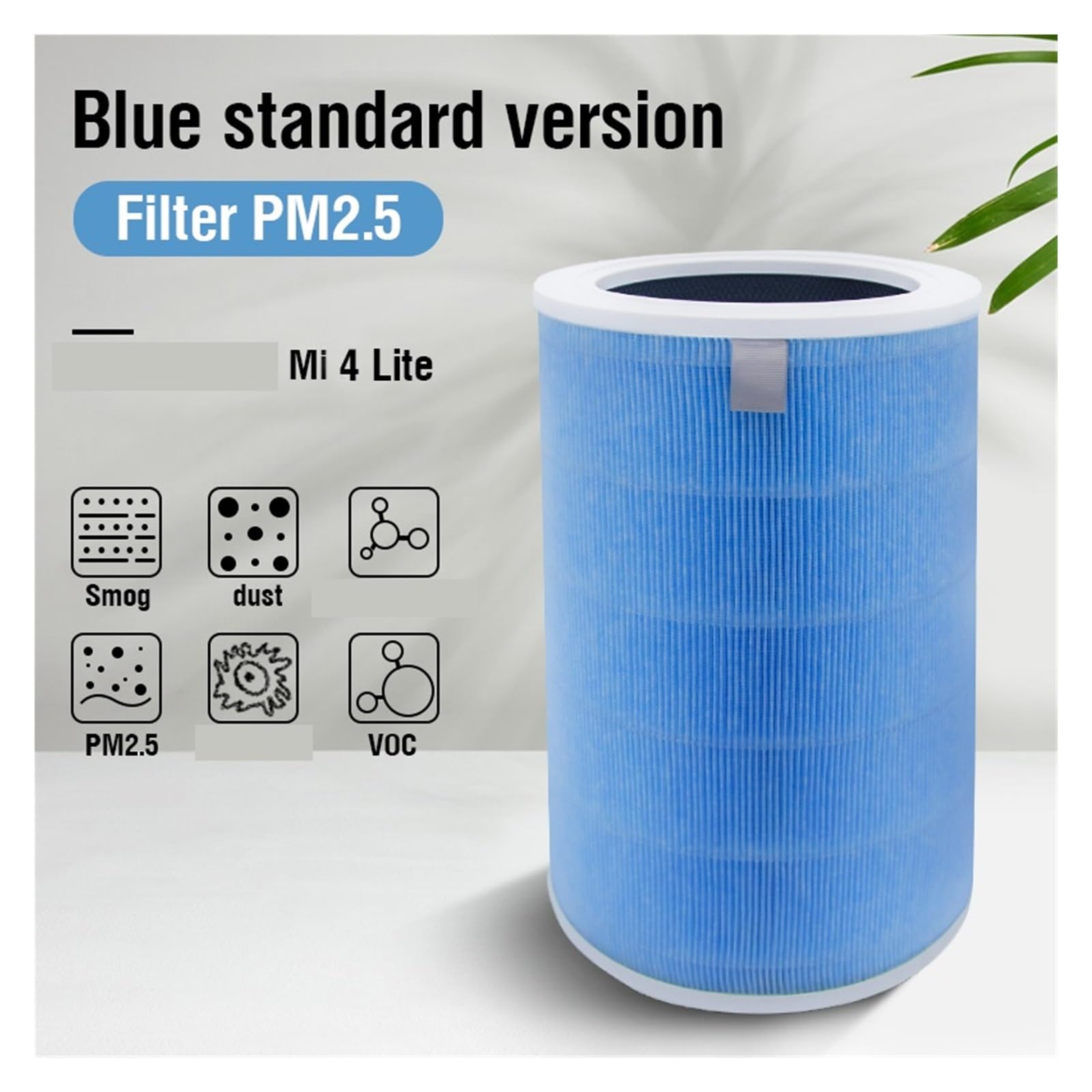 Cartuccia Filtro Purificatore Aria, Compatibile Con Xiaomi, Compatibile Con Mi Home, Filtro Hepa Fix Purificatore Aria 4 Lite PM2.5, Accessori Filtro Purificatore Aria(Grey)