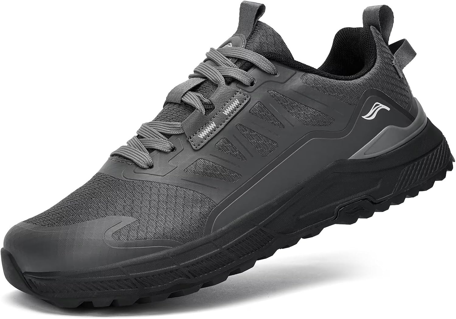 Lamincoa Wide Men's Sneakers Hiking Walking Lightweight Breathable Shoe Non-Slip Outdoor Sports Trail Running Tennis Sneaker