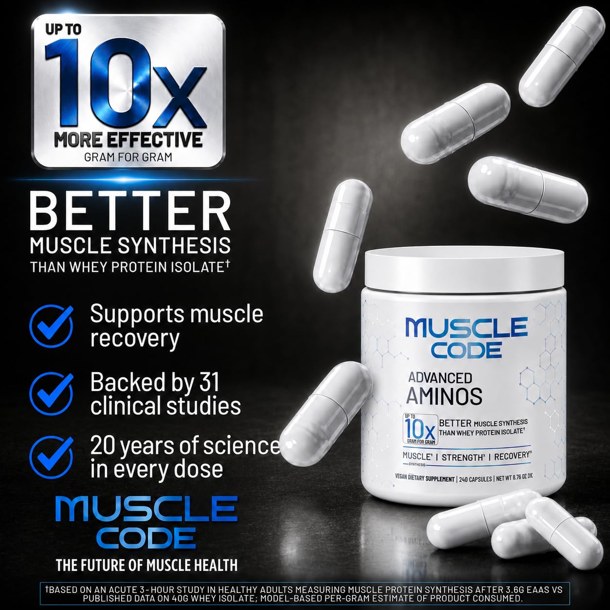 Amazon.com: NAUTILUS Muscle Code Essential Amino Acid Capsules