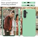 YATWIN Silicone Back Case for Samsung Galaxy A15, Soft-Touch Phone Back Cover for Samsung Galaxy A15 - Link Cyan gallery image