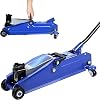 Fast Lift 3 Ton Floor Jack,6600 LBS Heavy Duty Hydraulic Floor Jack with Wheels,Lift Range:5'' -15.2'',Suitable for Home,Garage and Repair Shops,Blue