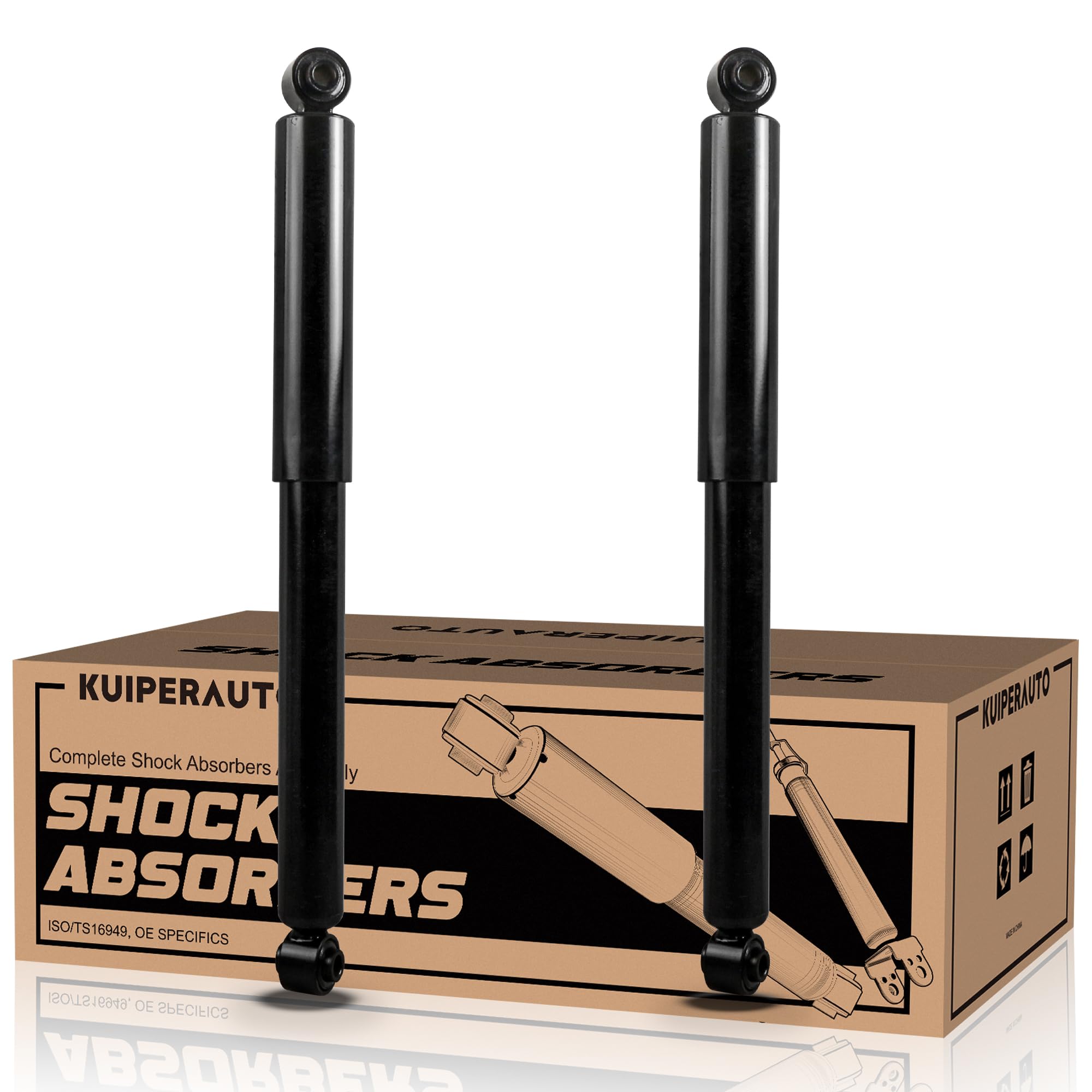 Photo 1 of **ONLY 1 INCLUDED***KUIPERAUTO Front Complete Shock Absorbers Struts Assembly Compatible for 1999-2007 Silverado 1500/Sierra 1500 2002-2006 Avalanche 1500 2000-2006 Tahoe/Yukon 2PCS 344381 37178**ONLY 1 INCLUDED***