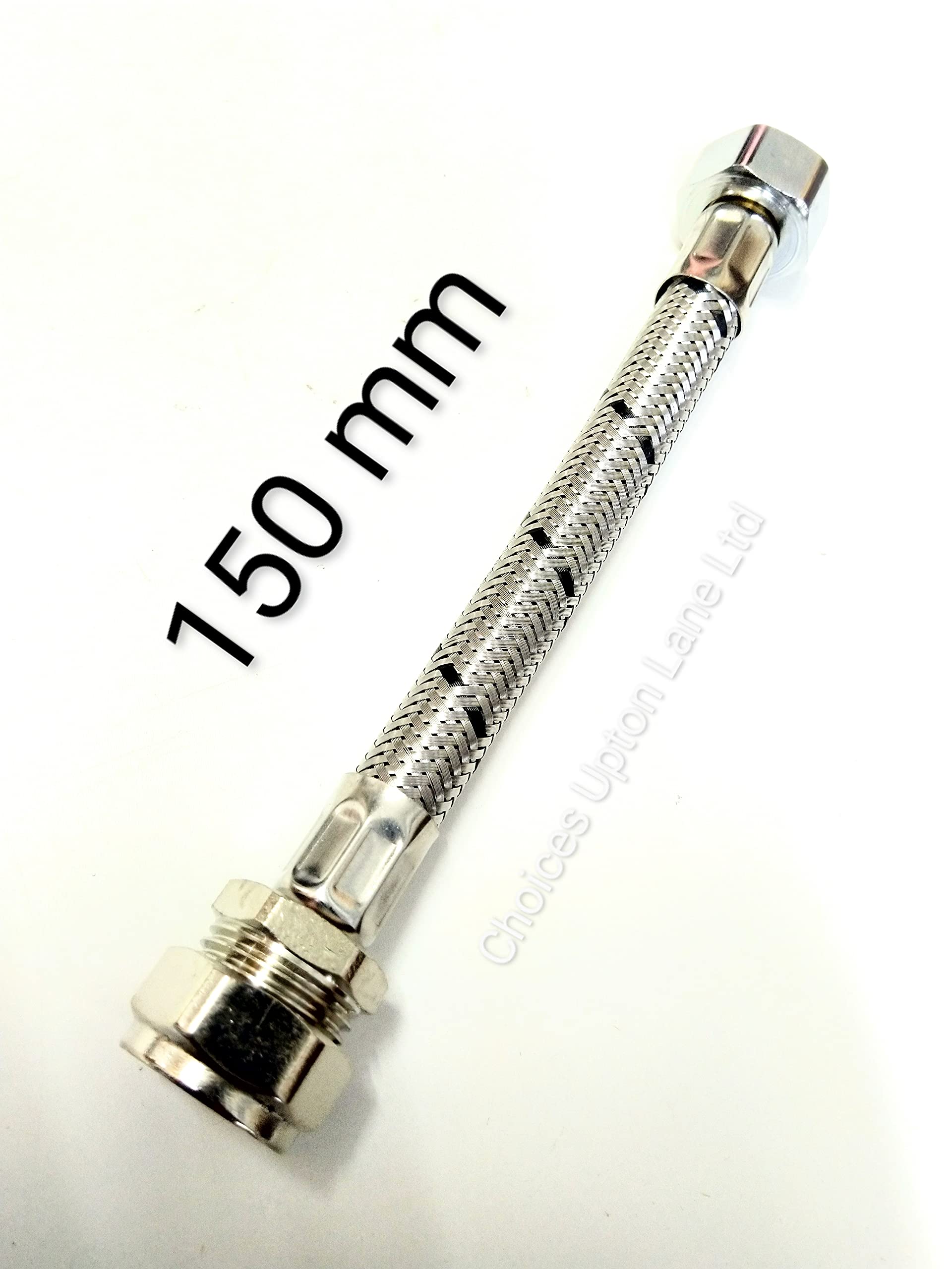 15MM Compression X 1/2" Female BSP Flexible TAP Connector Length (150MM / 300MM / 500MM) (Length=150MM)
