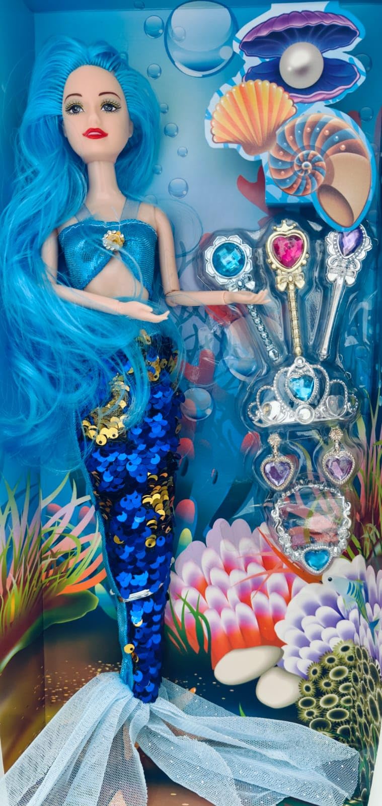 Star Impex Mermaid Doll with Accessories for Kids: Enchanting Playtime Companion, Complete with Magical Accessories for Endless Adventures and Imaginative Fun (Model 1) (B0D6FZC1Y1) Amazon Price History, Amazon Price Tracker