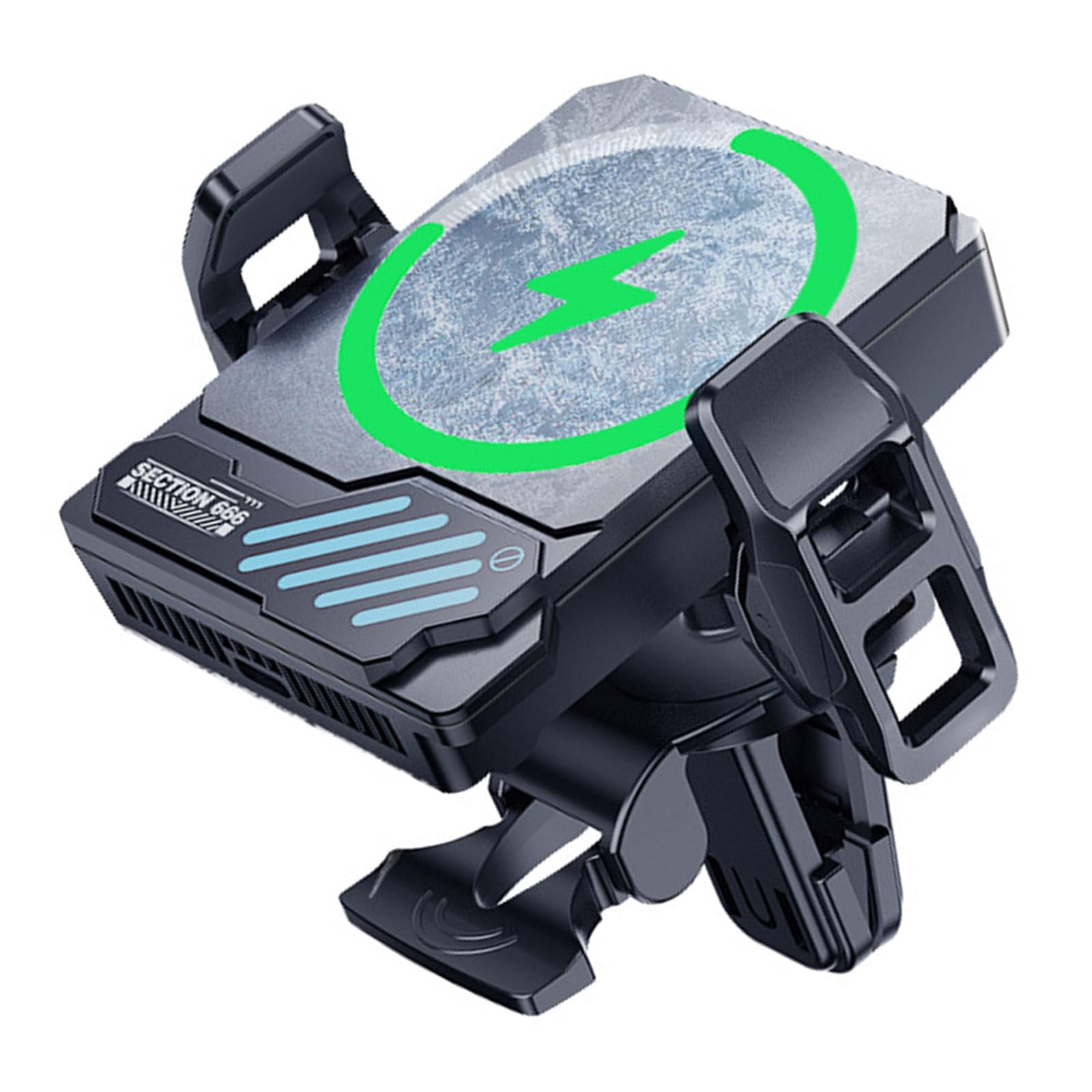 Soporte de teléfono de refrigeración ajustable para viajes en coche 7