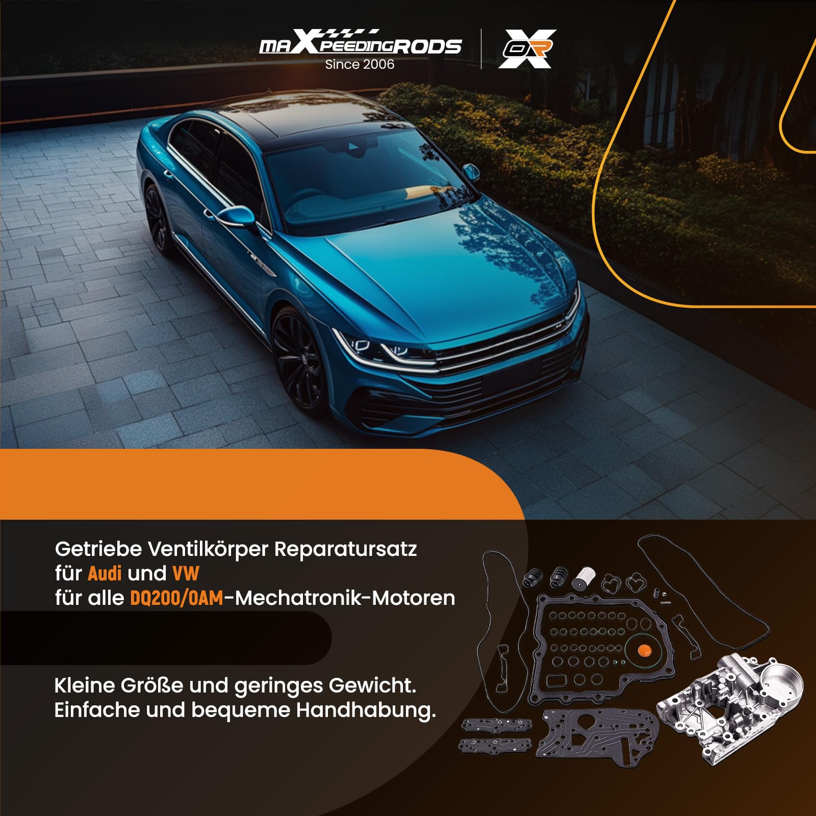 maXpeedingrods Kit de reparación de cuerpo de válvula de transmisión para VW para para Seat para Skoda 7 SPD DQ200 0AM325066AA