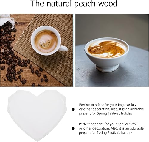 Miniatura 2 de EXCEART 4 piezas de molde de diamante de corazón bandeja de servir moldes de silicona en forma de corazón posavasos de silicona para bebidas moldes