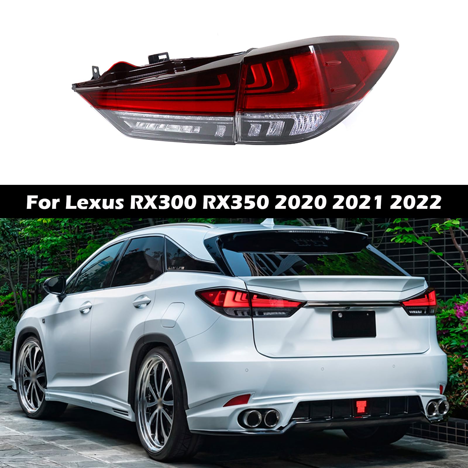 MACIMAI LED Tail Light for Lexus RX300 RX350 2020 2021 2022