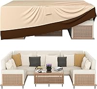 Vista 9 de Fundas para muebles de patio, funda impermeable para muebles de exterior, uso general, fundas para mesa exterior y silla, resistentes 600D