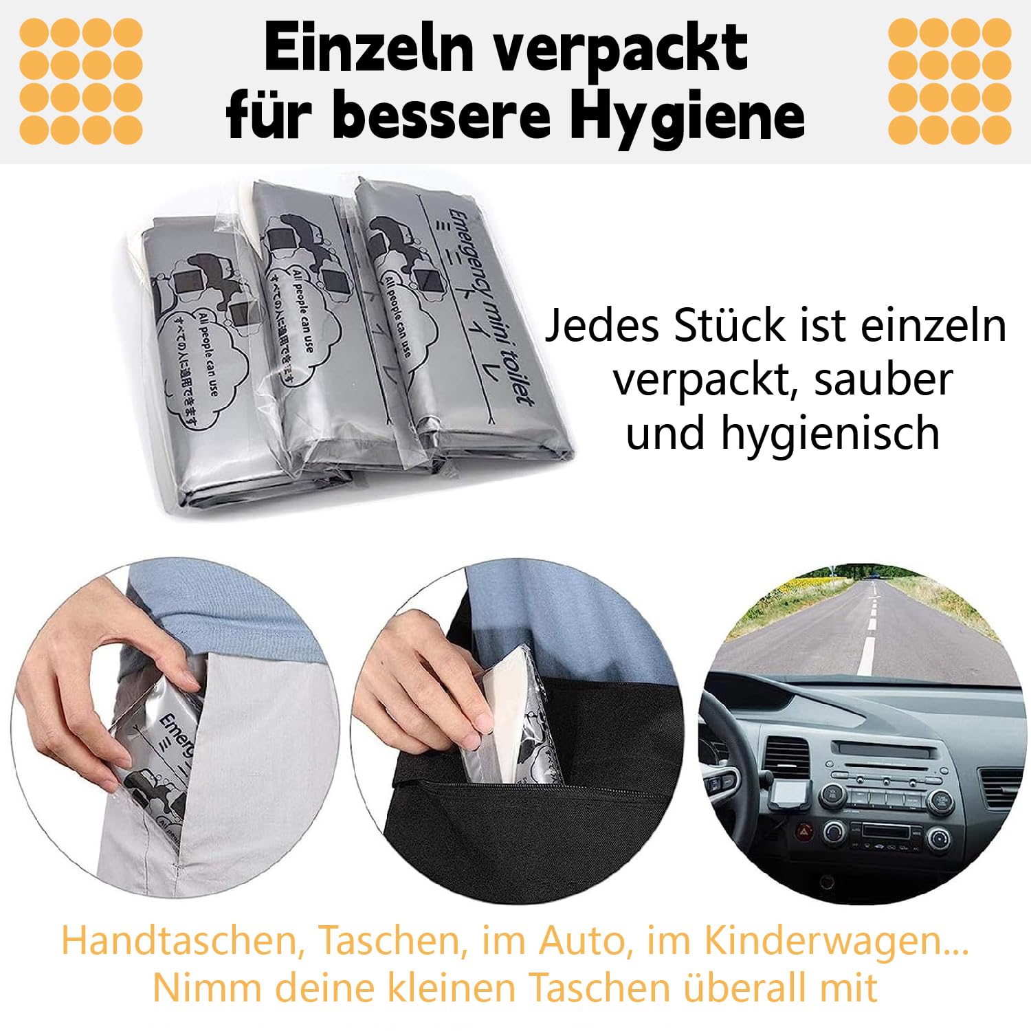 12 pezzi Sacco Urina 700ml,Borse Confezioni Toilette,Disposable Urine Bag,Sacchetti Vomito da Viaggio,Orinatoi Pipì WC Borse per Campeggio,Toilette da Viaggio per Donne,WC Portatile per Uomini