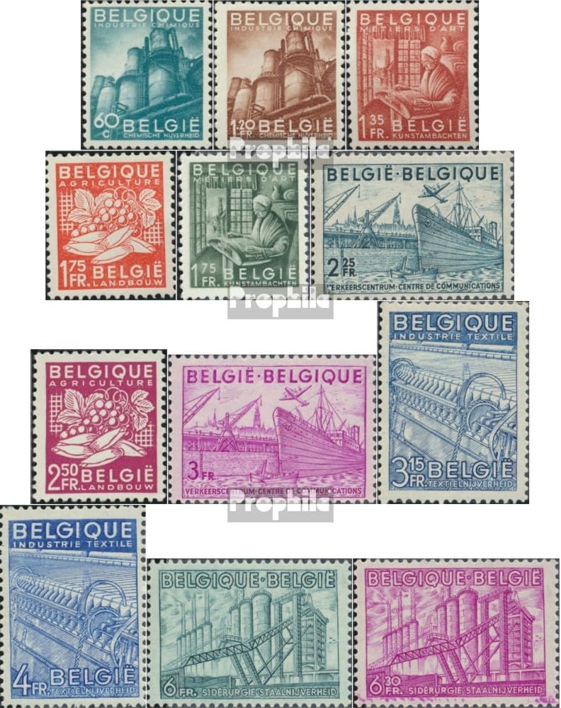 Belgium 804-815 (Complete.Issue.) unmounted Mint/Never hinged ** MNH 1948 Export (Stamps for Collectors)