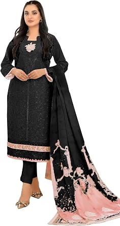 Indian Womans New Looks Traditional Wear Cotton salwar kameez suit Ready to Wear Dress, Dupatta FM-97