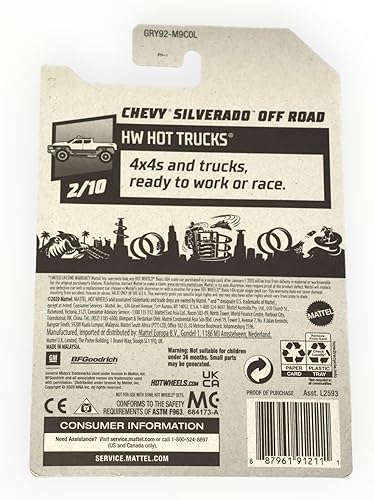 Miniatura 2 de Hot Wheels Chevy Silverado Off Road