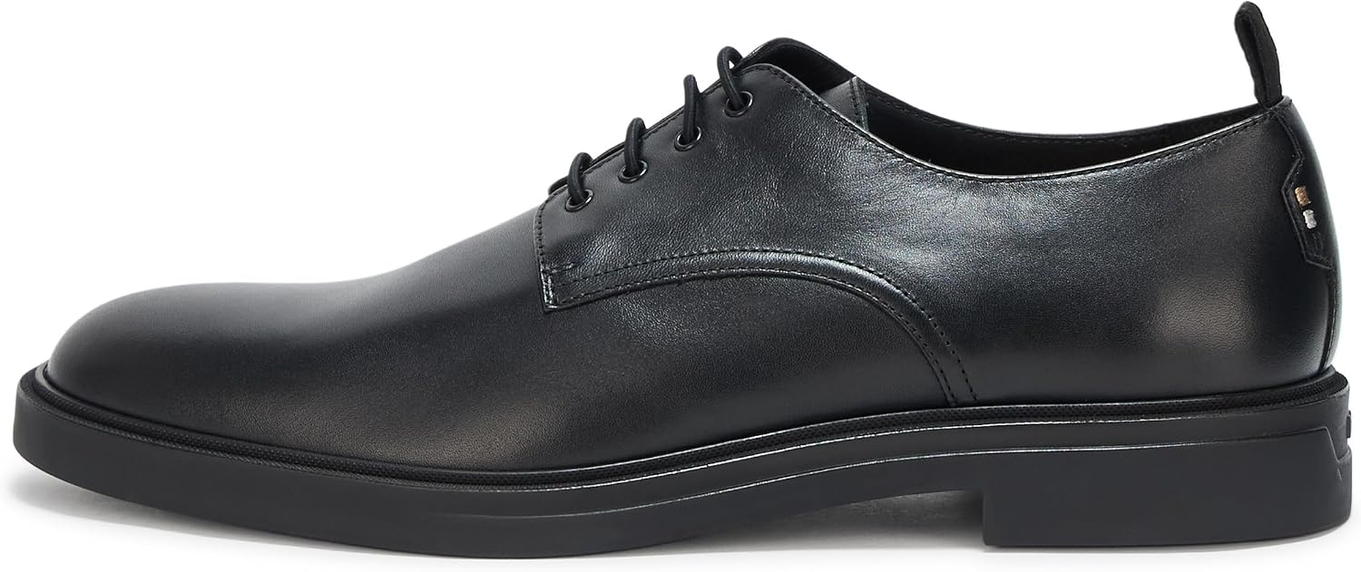 BOSS Men's Calev Derby Leather Dress Shoe