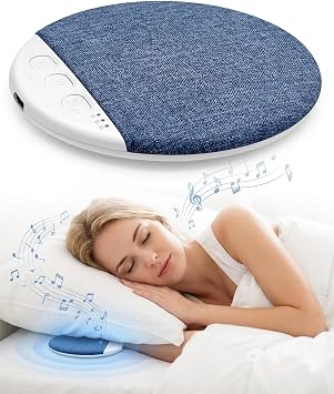 Sleep Pillow Speaker for Sleeping, 2026 Upgrade Portable Under Pillow Speaker with BT 5.4, White Noise Timer Wireless Sleep Aid, 10H Battery Life, Stereo Bass Private Sleep Speaker for Adult, Kid