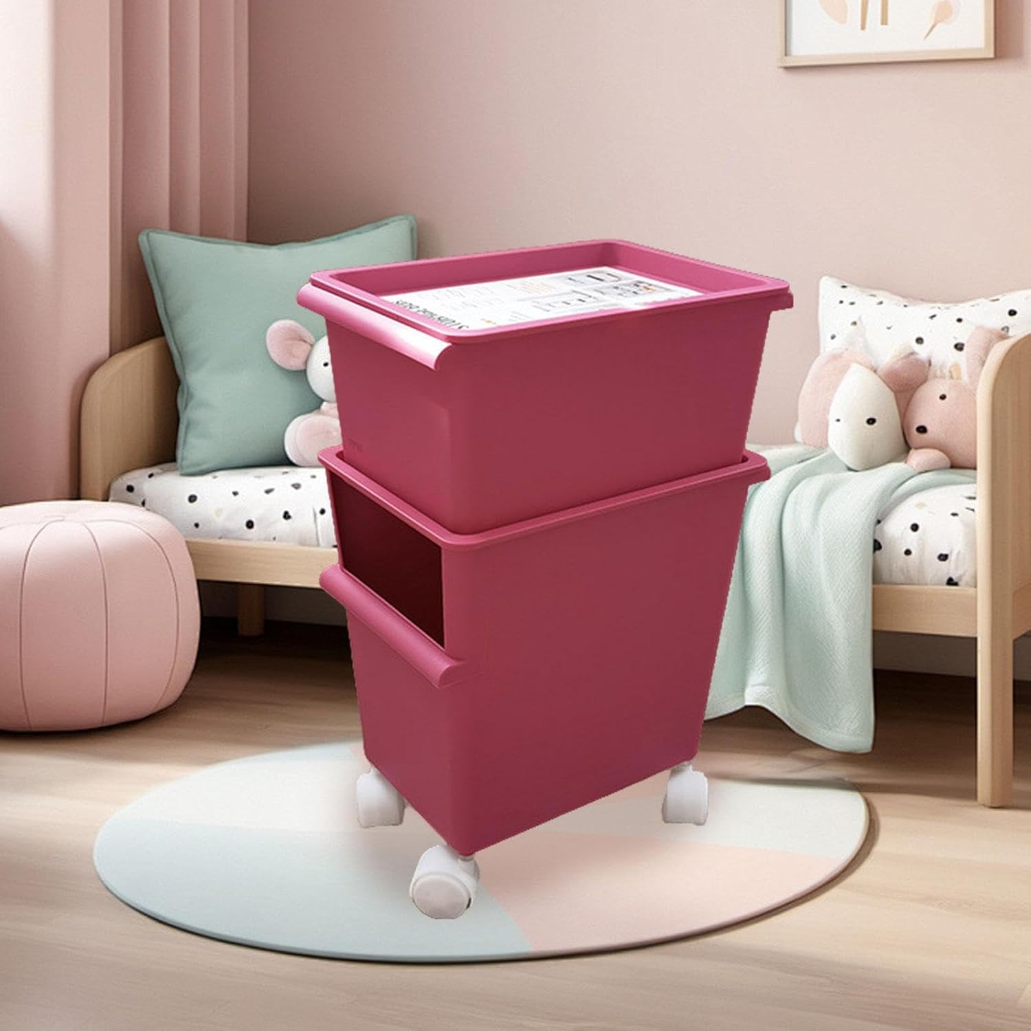 Toy Organizer Kids Toys Box Toy Chests Cabinet Stuffed Animal Storage for Playroom