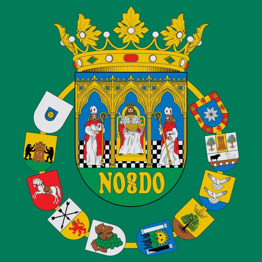 magFlags Duża flaga Provincia de Sevilla cuadrada | Provincia de Sevilla, format cuadrado | 1,35 m² | 14,5 m2 | 120 x 120 cm | 114 x 114 cm - 100% wyprodukowano w Niemczech - trwała flaga zewnętrzna