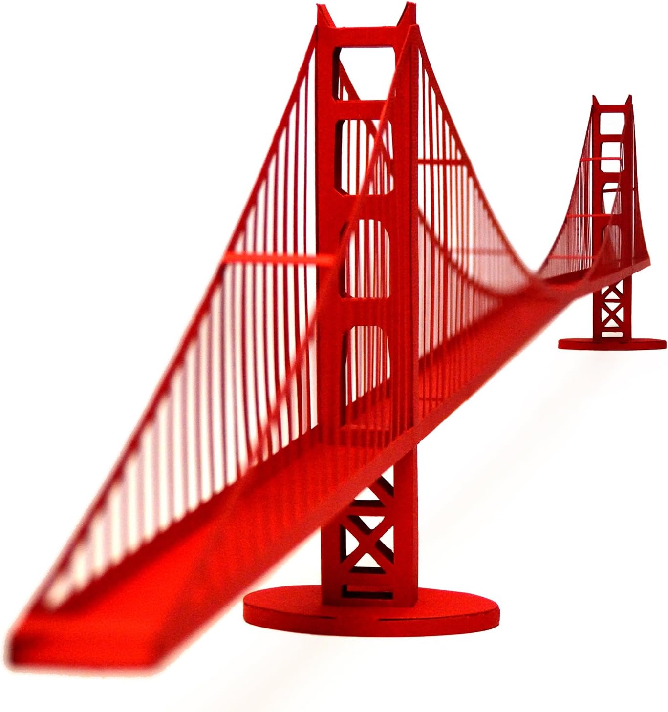PAPERLANDMARKS Golden Gate Bridge Paper Model Kit