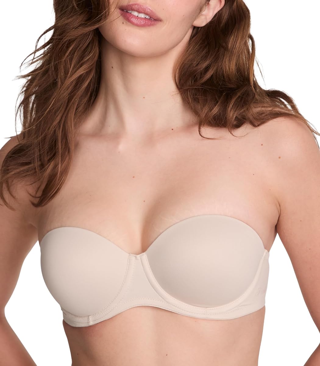 Victoria's Secret Sujetador push up sin tirantes rosa Wear Everywhere para mujer, Sujetadores para mujer