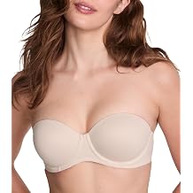 Victorias Secret Womens Pink Wear Everywhere Push Up Strapless Bra, Bras for Women