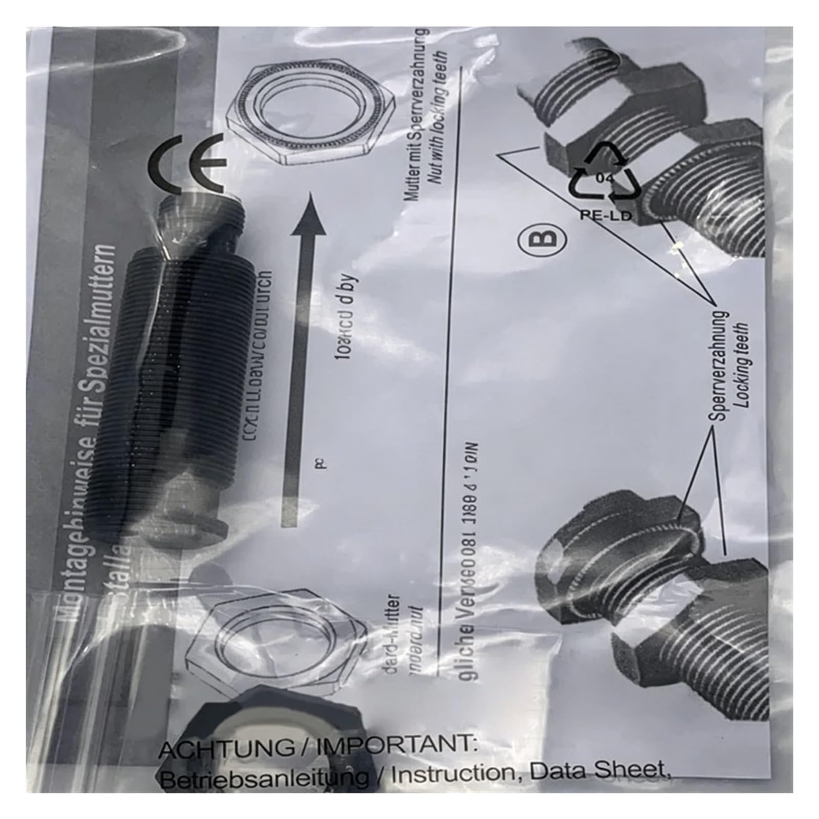 CLEUFWKO 1pcs NBB5-18GM50-E0-M/NBN8 NBB5-18GM60-A0-V1/A2-V1 Proximity sensor(NBB5-18GM50-E0-M)