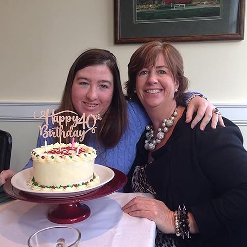 Miniatura 165 de Rsstarxi Paquete de 24 adornos rojos para cupcakes para el día de San Valentín con purpurina de corazón dulce para cupcakes, decoración de pasteles