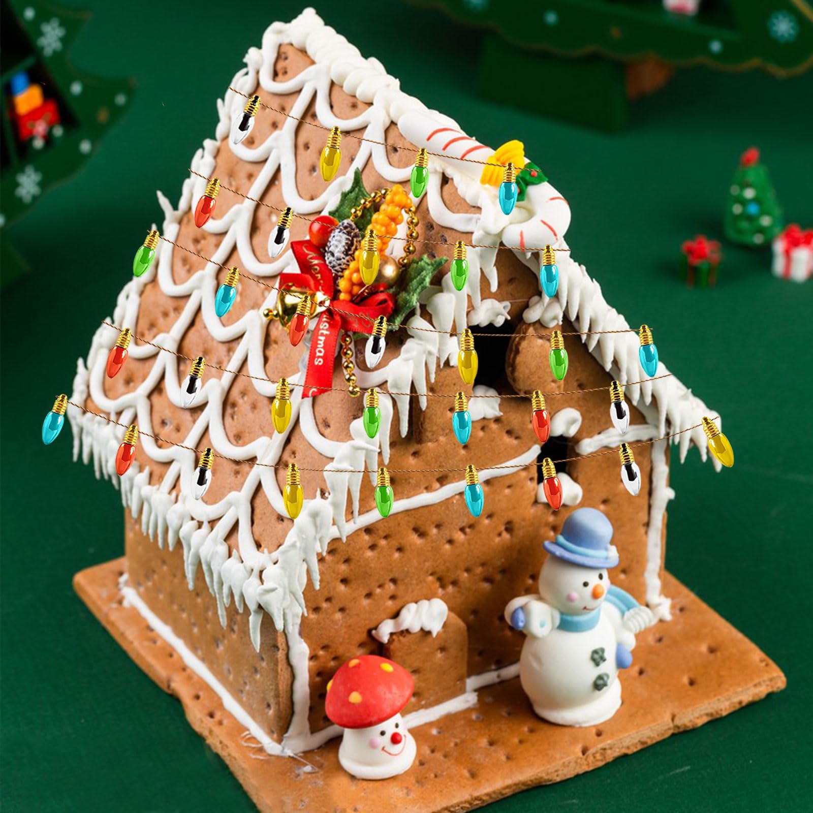 Guirlande Lumineuse Miniature Pour Maison De Poupée - 45 Cm, Décorative (non Lumineuse), Multicolore