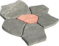 Vista 3 de AUTUMN Molde duradero para hormigón, adoquines de losa de bricolaje, molde de hormigón, molde de cemento, molde de pavimentador, molde de decoración