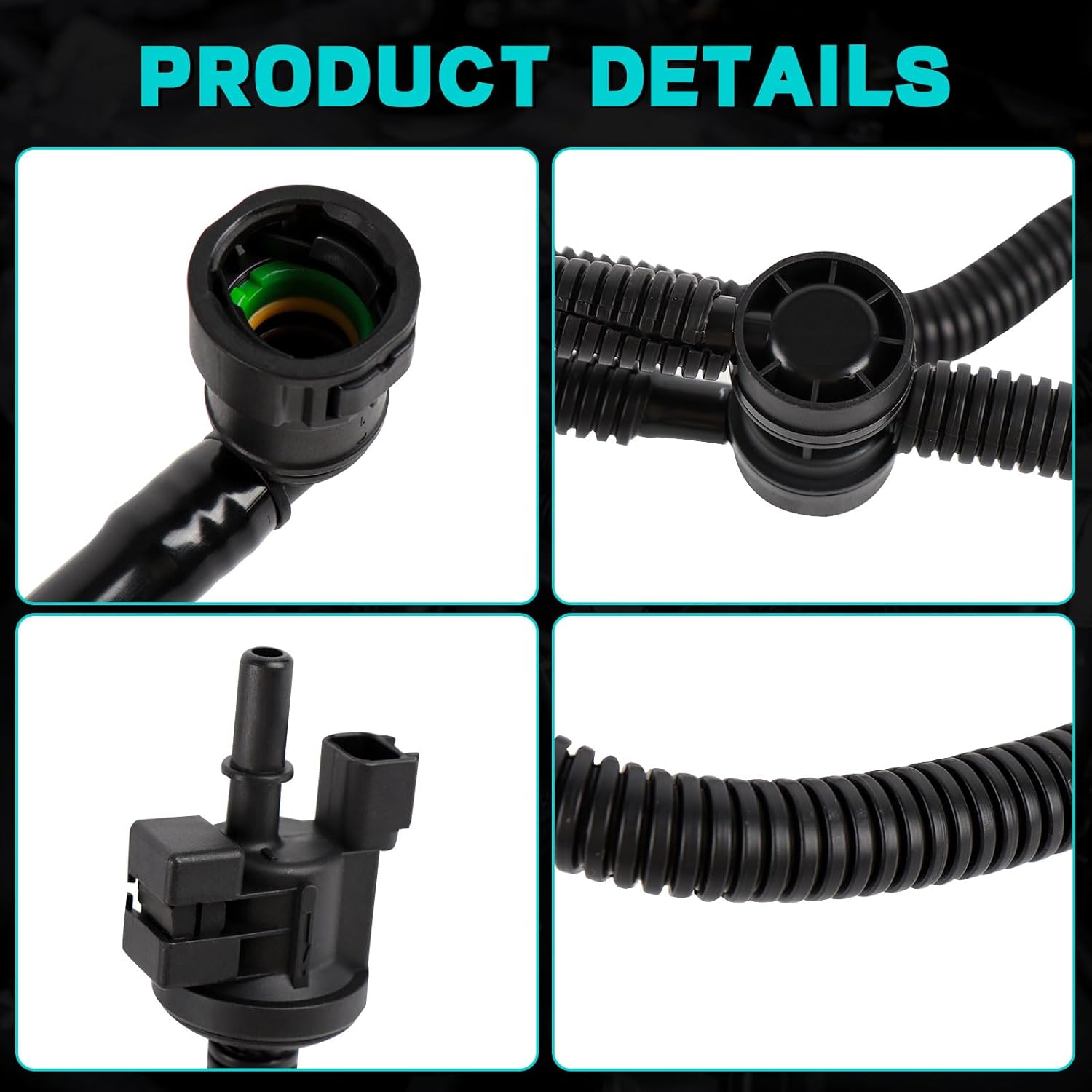 Vapor Canister Purge Valve Compatible with Lincoln MKZ/Ford Fusion 2017 2018 2019 2020 2.0L L4 Replaces HG9Z9D289B，K2G39D289A1E，K2G39D289AE ，K2GZ9D289AE