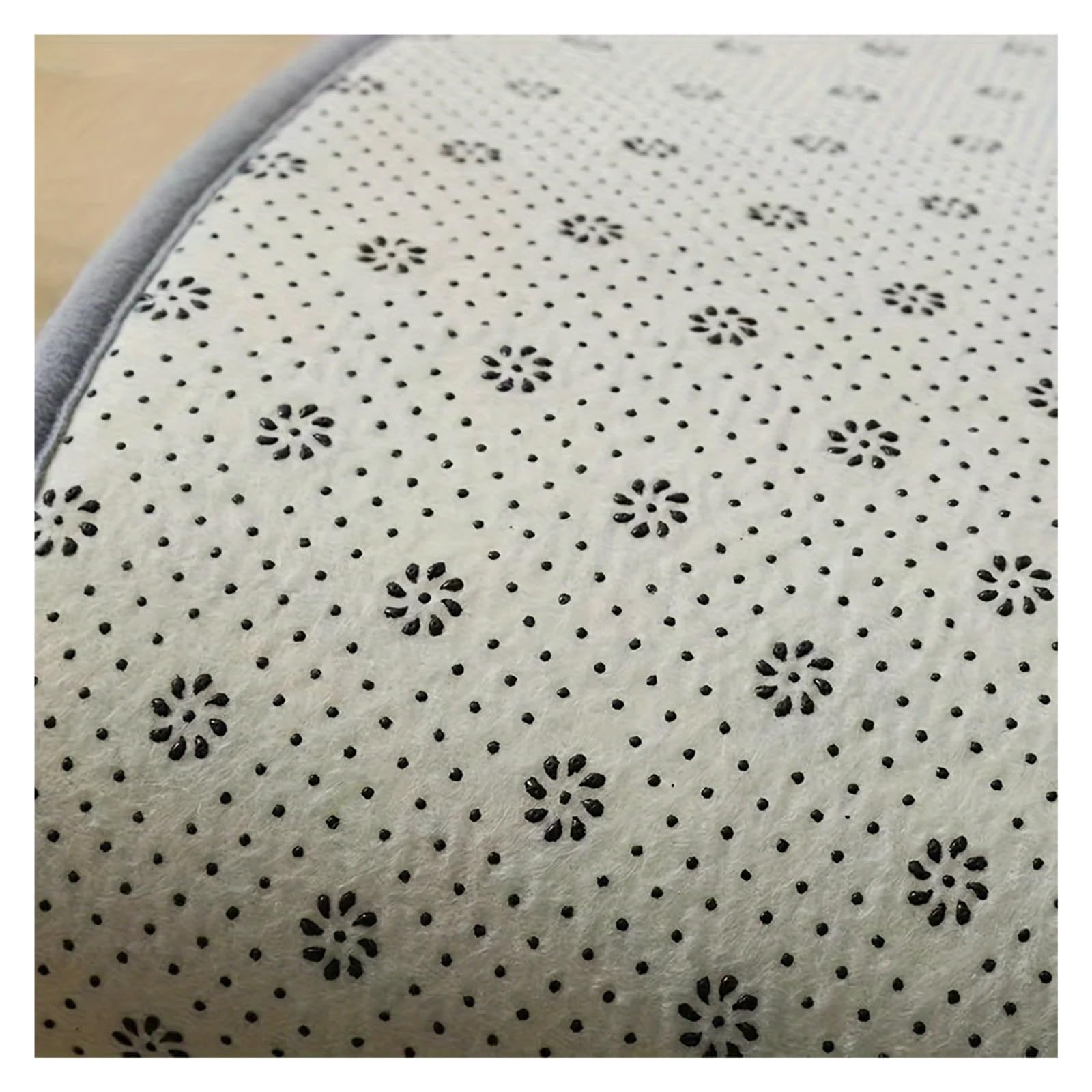 Eck-Duschmatte L-förmige, gestreifte Badezimmer-Fußmatte, rechtwinklige Duschraum-Saugmatte, rutschfeste Toilettenmatte for Eckduschen(Blue,75x75x45cm)