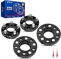 Vista 188 de KAX Espaciadores de rueda de 4 x 4 de 1 pulgada para Trail Boss 330, espaciadores de 4 lengüetas con orificio de cubo de 2.323 in de 1/2 pulgada x