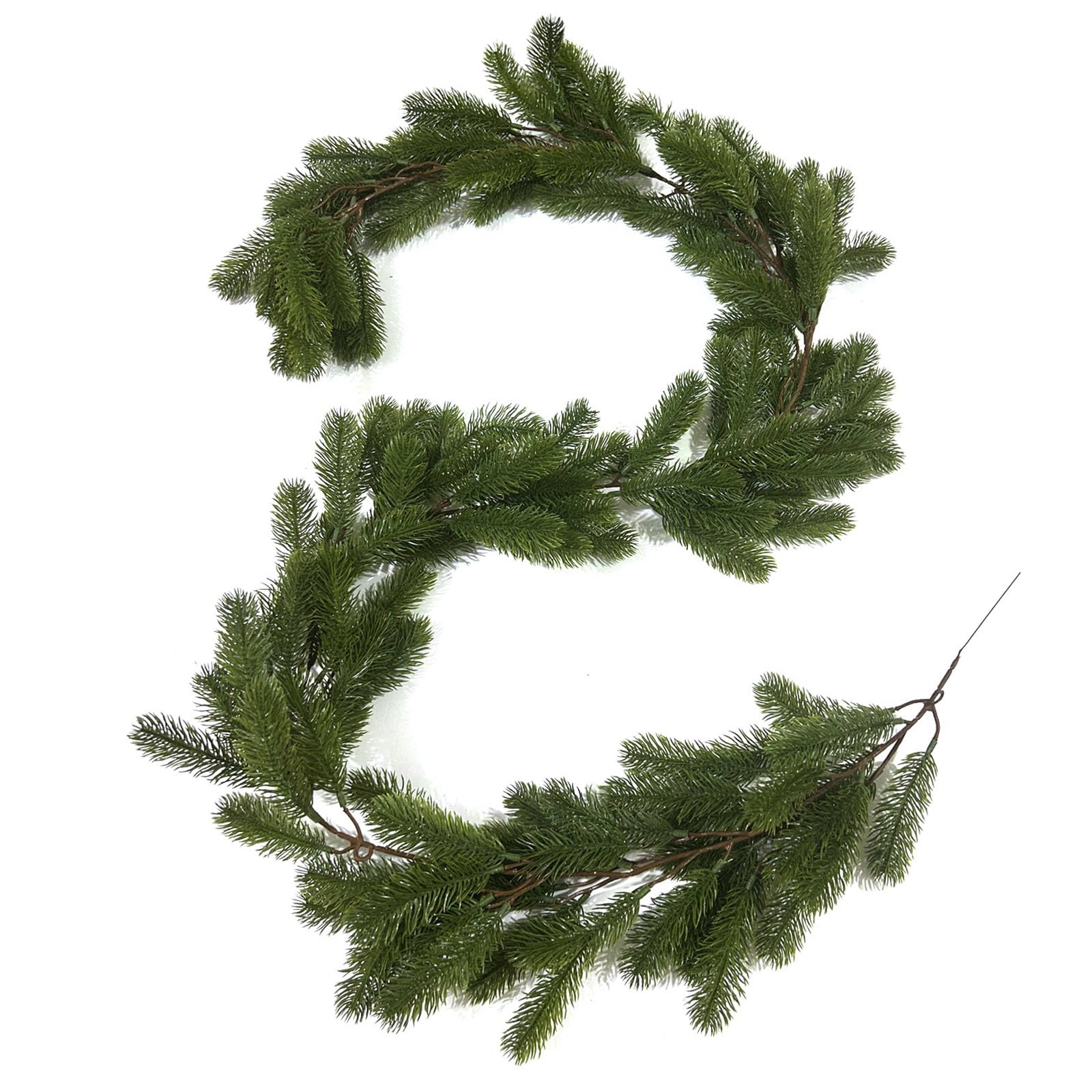 Buxuaaaa Christmas Cedar Garland Artificial Vine Hanging Plant 5.9ft Realistic Vine for Mantels Stair Door Decoration Artificial for Decoration