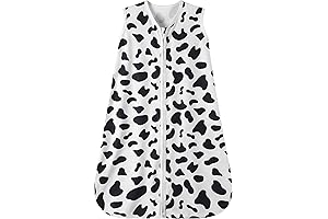 Cow Print Baby Sleep Sack: Snug and Stylish Nighttime Bliss