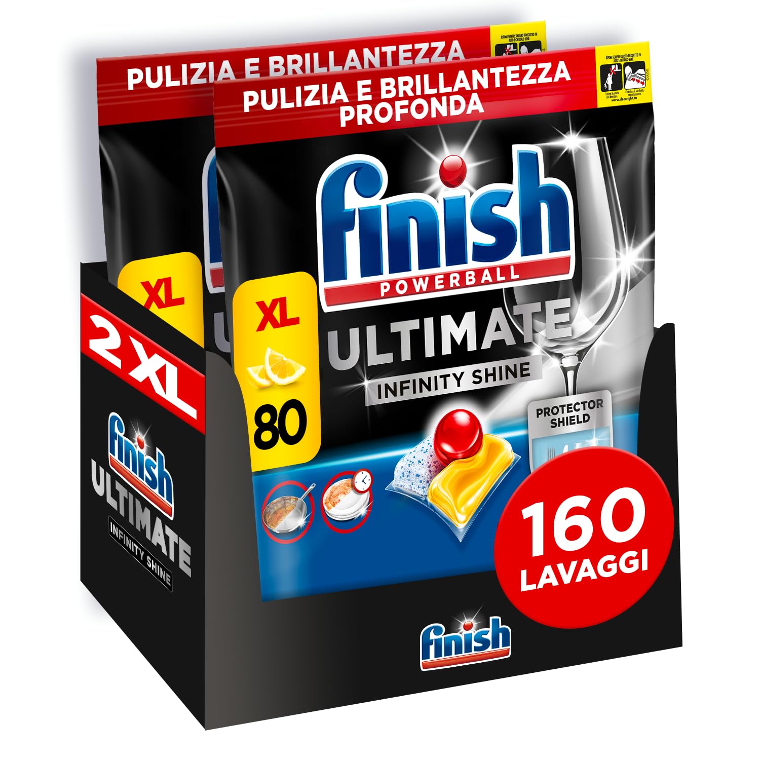 Finish 3205983 Tabletki Do Zmywarki, 160 Sztuk