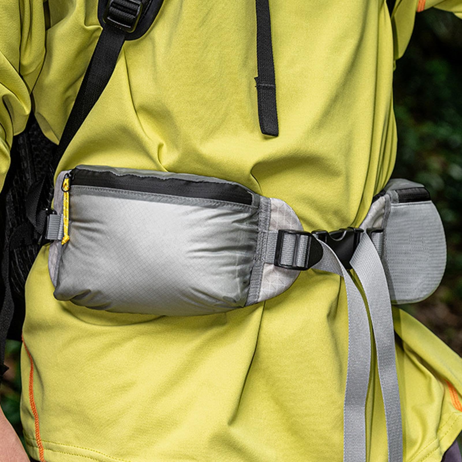 Borsello da Vita Portatile con Scomparti | Sportivo Per Corsa, Camminata, Viaggio, Campeggio, Fitness, Attività Outdoor, Pendolarismo, Allenamento E Escursionismo