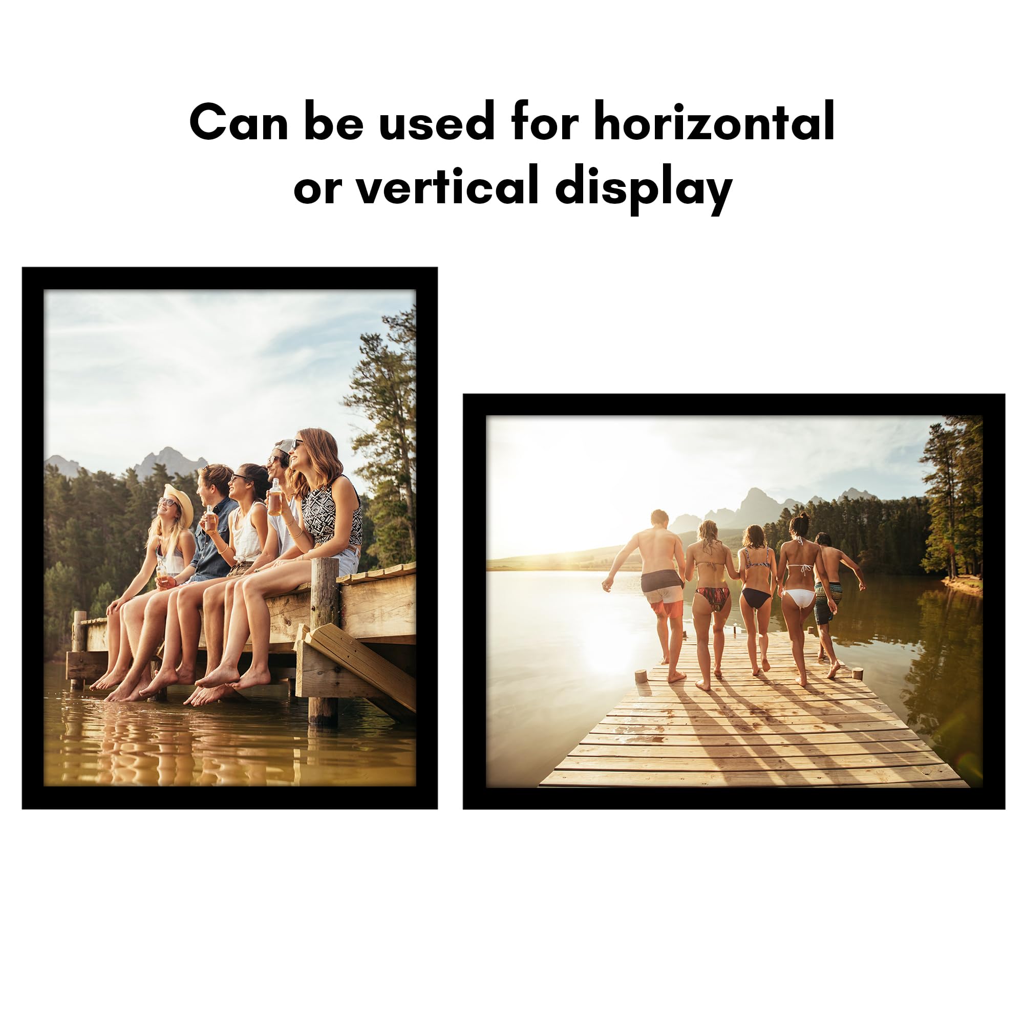 Americanflat 18x32 Poster Frame With Polished Plexiglass