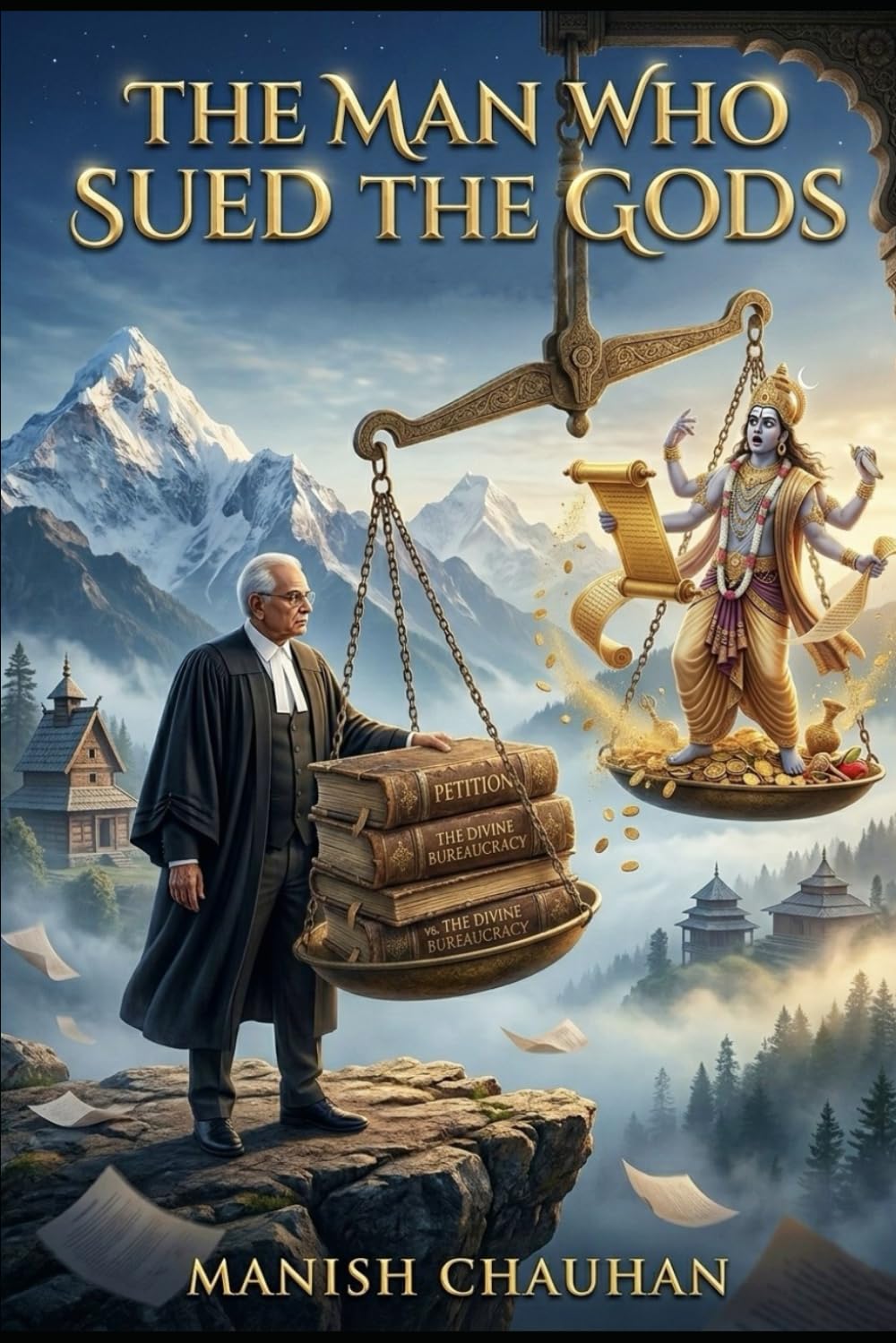 THE MAN WHO SUED THE GODS: A Novel of Contracts, Karma, and Corporate Hell (The Divine Bureaucracy)
